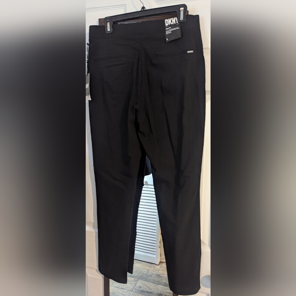 DKNY Black Dress Pants Straight Leg NWT